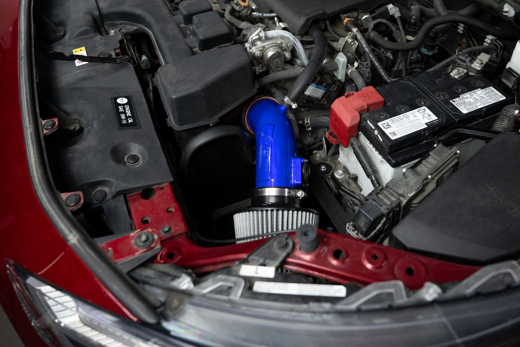 HPS Performance Air Intake Kit With Heat Shield 827-798BL Blue - 827-798BL