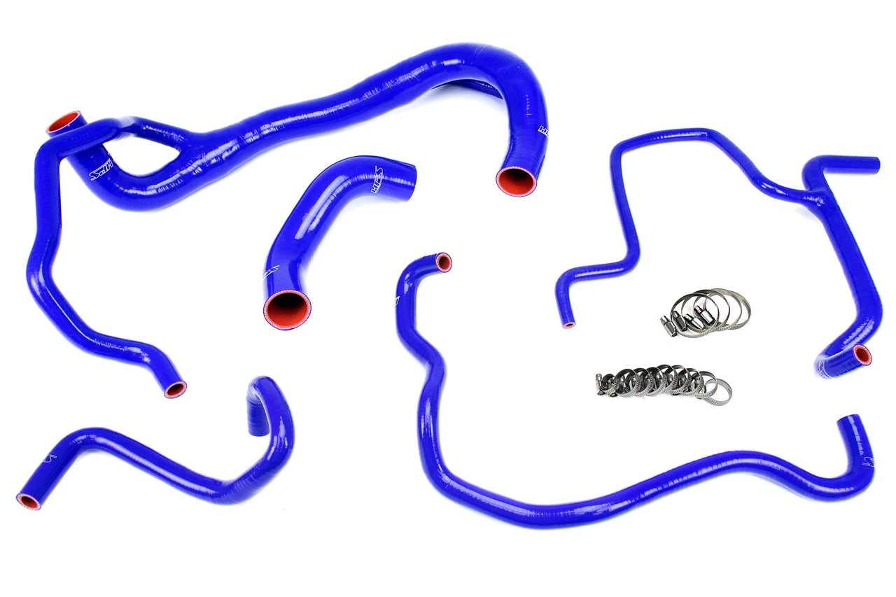 HPS Performance Hps Silicone Radiator And Heater Coolant Hose Kit 57 1675 Blue Blue - 57-1675-BLUE