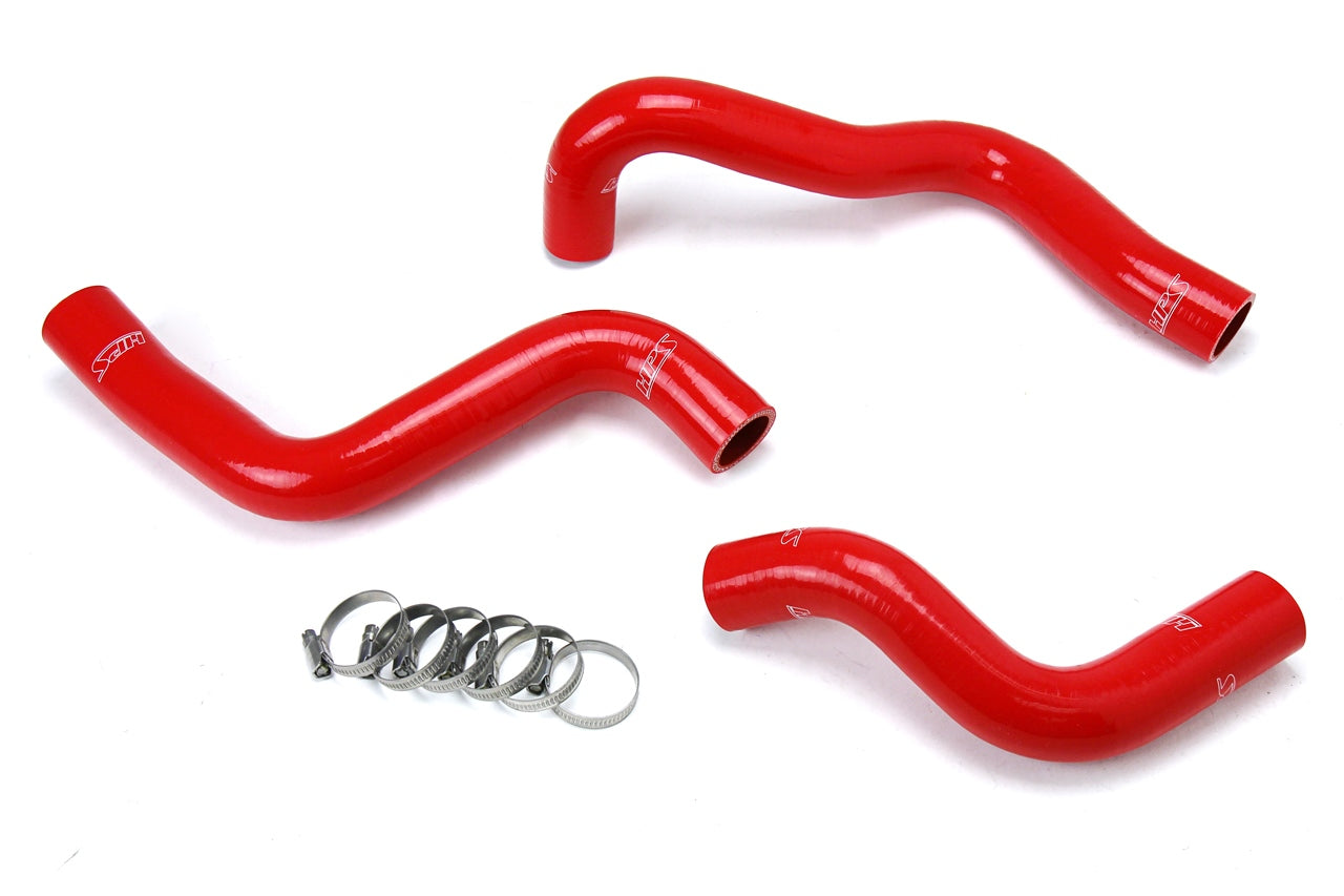 HPS Performance Hps Silicone Radiator Coolant Hose Kit 57 1634 Red Red - 57-1634-RED