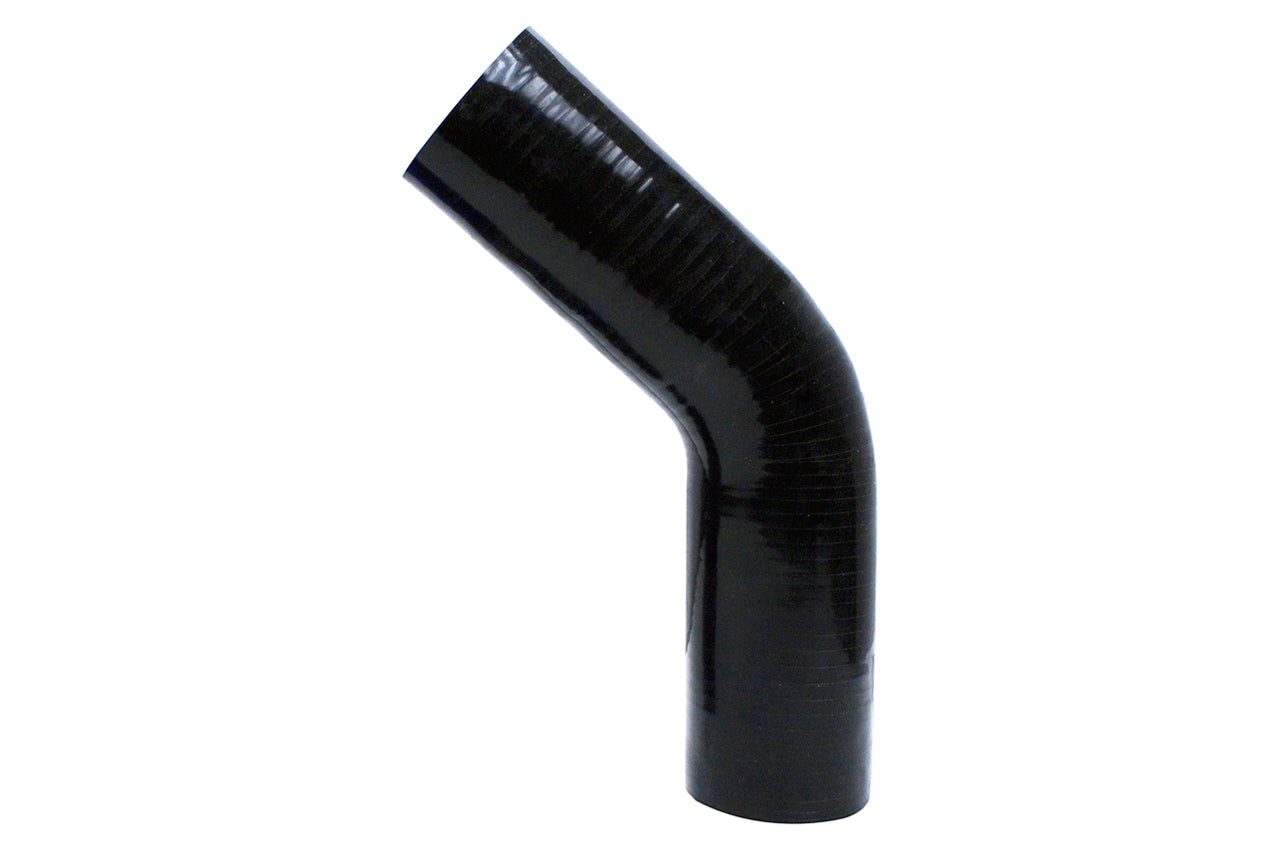 HPS Performance Hps Silicone Elbow Coupler 45 Degree, 2 11/16" Id, 5" Legs Htsec45 268 Blk Black - HTSEC45-268-BLK