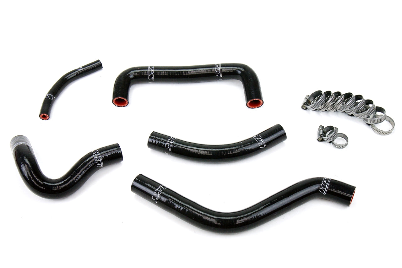 HPS Performance Hps Silicone Radiator Coolant Hose Kit 57 1258 Blk Black - 57-1258-BLK