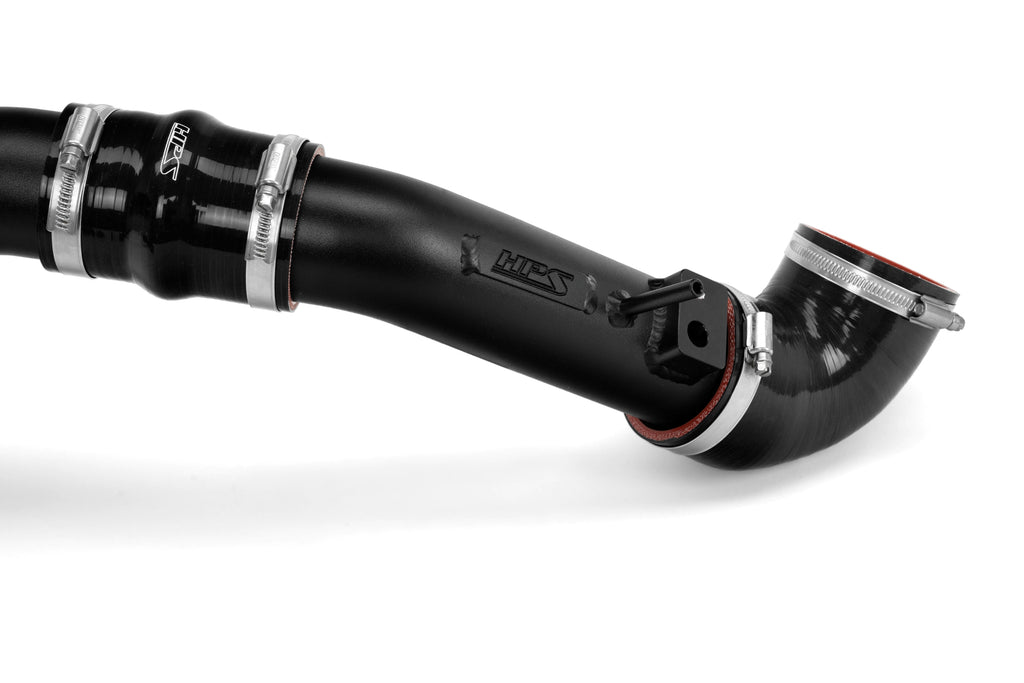 HPS Performance Hot and Cold Side Charge Pipe Kit 17-156WB Black - 17-156WB