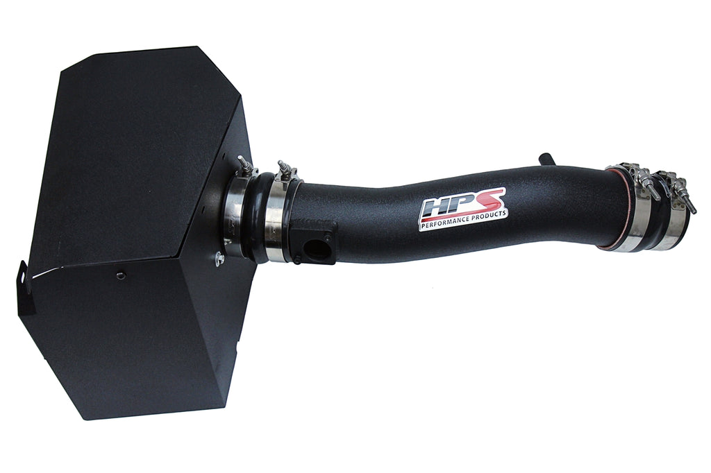 HPS Performance Air Intake Kit With Heat Shield 827-595WB Black - 827-595WB