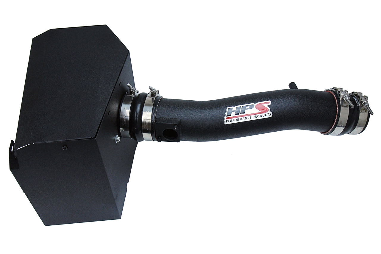 HPS Performance Air Intake Kit With Heat Shield 827-595WB Black - 827-595WB