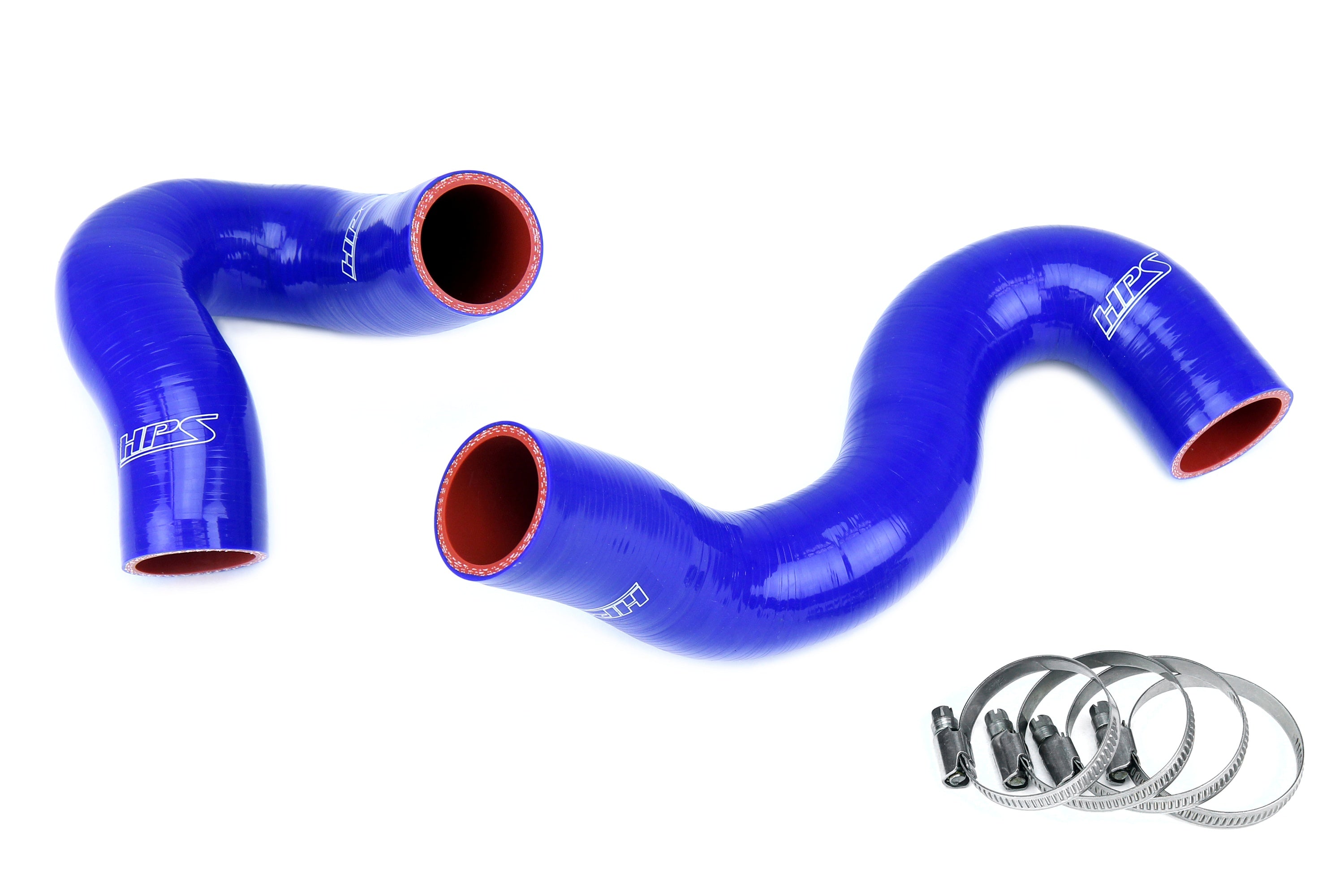 HPS Performance Hps Silicone Radiator Coolant Hose Kit 57 1968 Blue Blue - 57-1968-BLUE