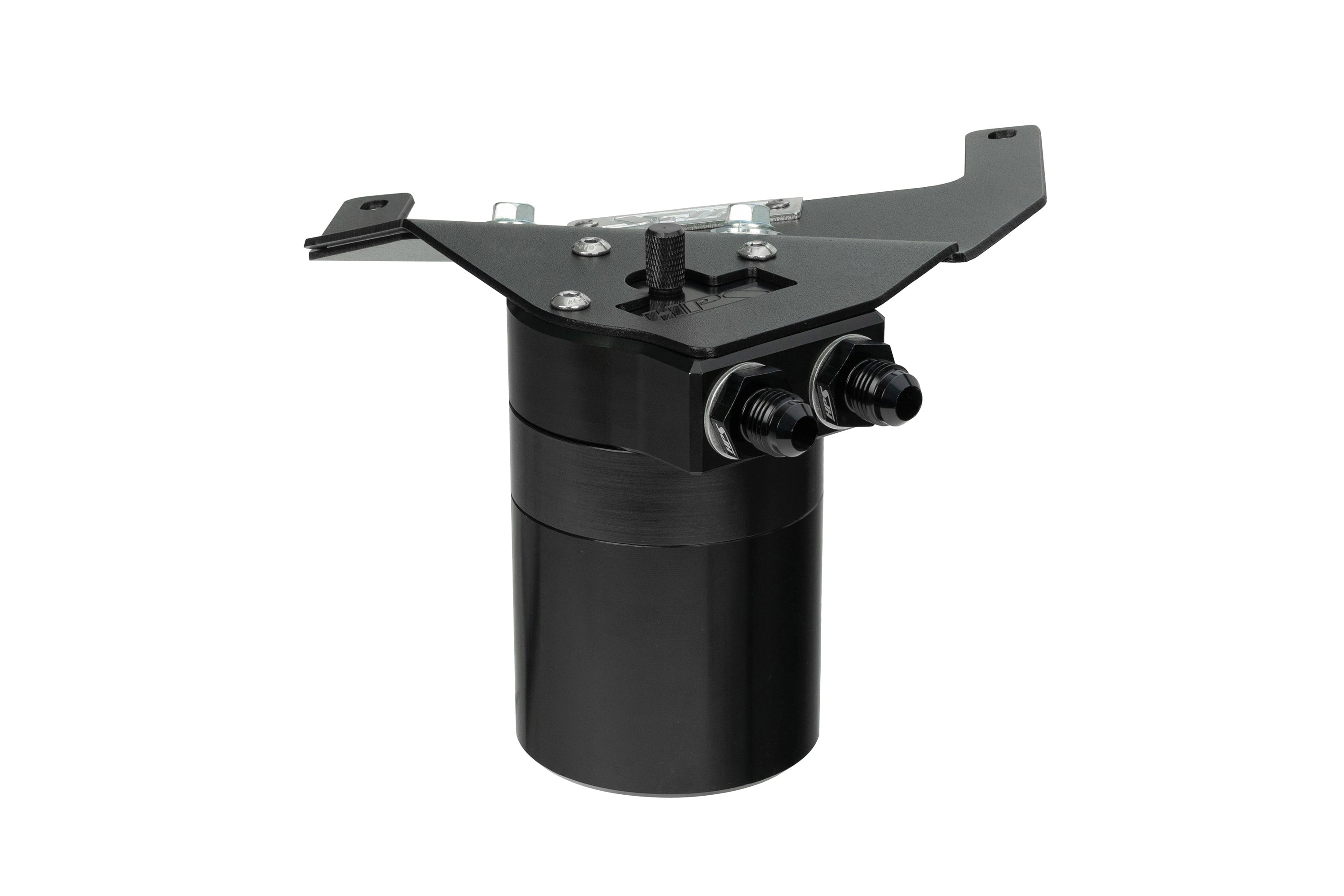 HPS Performance Oil Catch Can Kit 860-017WB, Black - 860-017WB