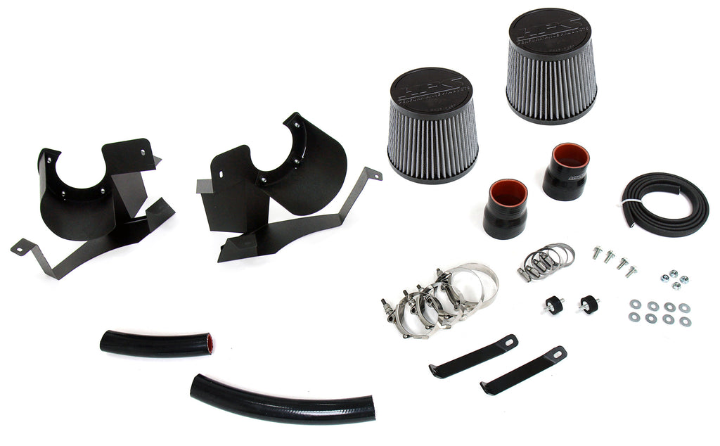 HPS Performance Air Intake Kit With Heat Shield 827-703WB Black - 827-703WB
