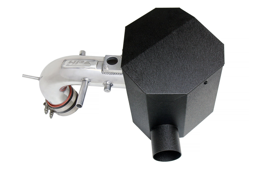 HPS Performance Air Intake Kit With Heat Shield 827-691P Polished - 827-691P