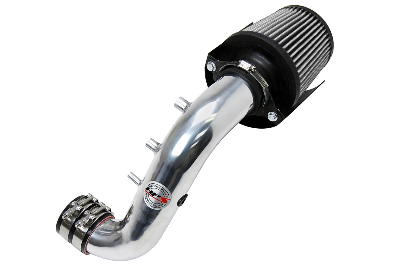 HPS Performance Air Intake Kit With Heat Shield 827-121P Polished - 827-121P