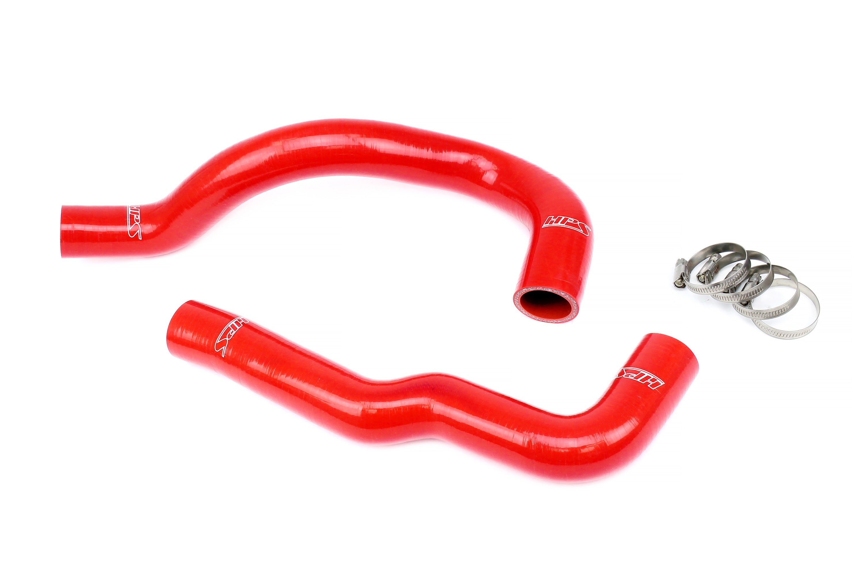 HPS Performance Hps Silicone Radiator Coolant Hose Kit 57 1936 Red Red - 57-1936-RED