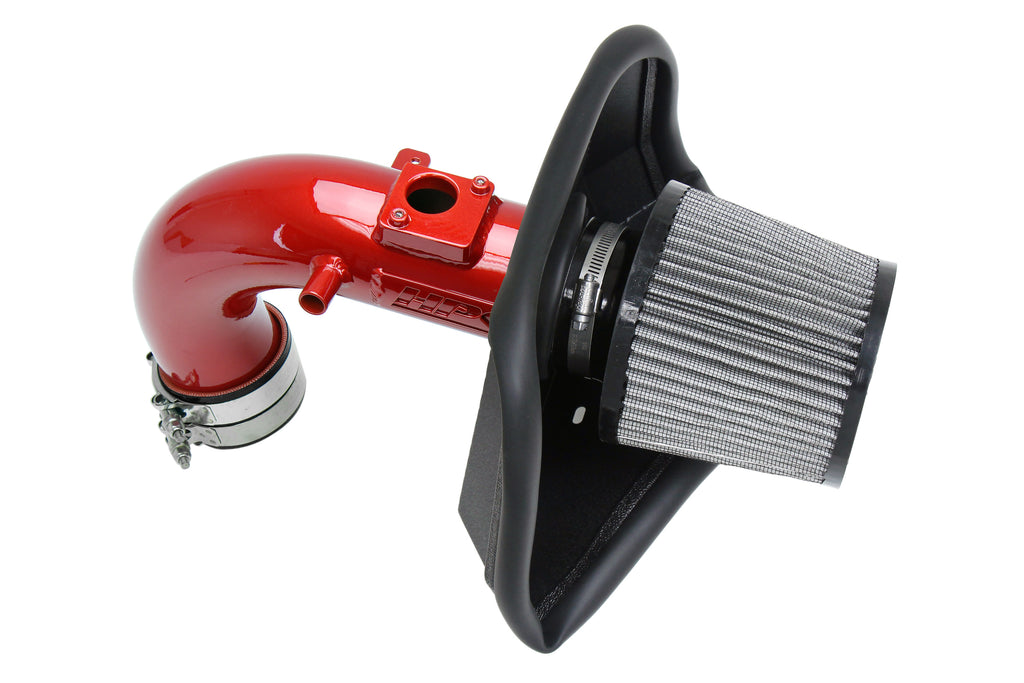 HPS Performance Air Intake Kit With Heat Shield 827-687R Red - 827-687R