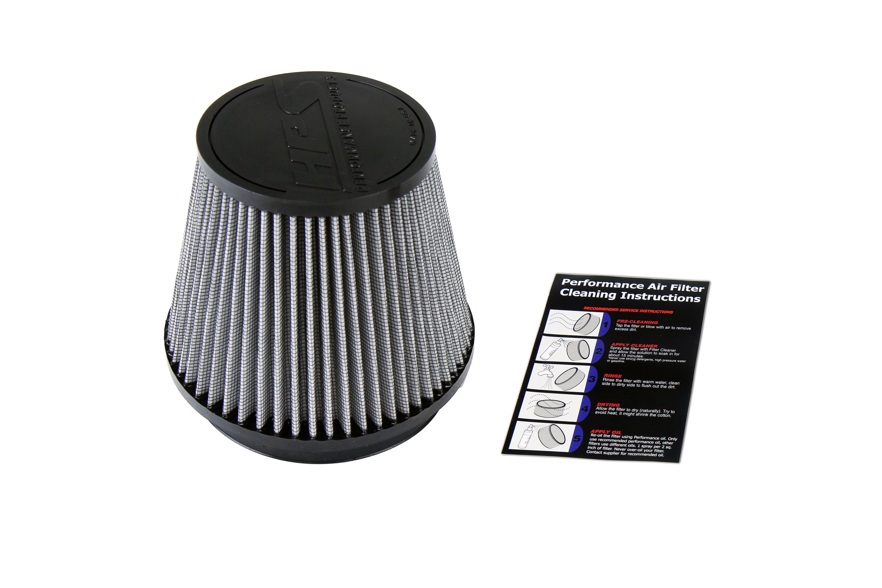 HPS Performance Air Filter 6" ID, 6" Element Length, 7" Overall Length, HPS-4303