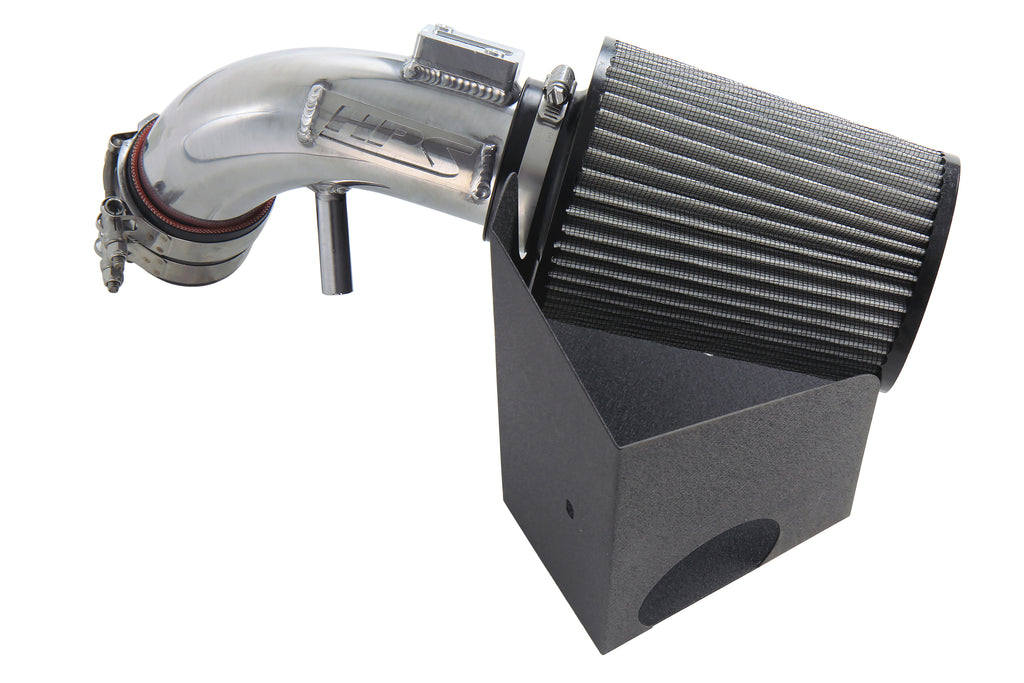 HPS Performance Air Intake Kit With Heat Shield 827-694P Polished - 827-694P
