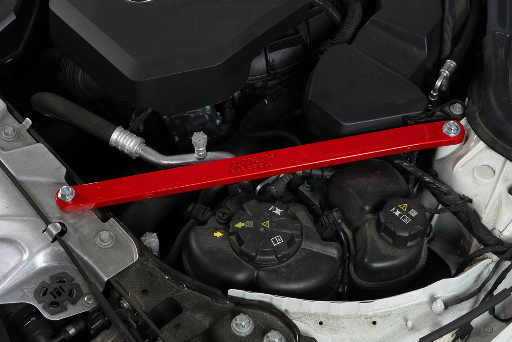 HPS Performance Front Strut Bar 42-115R Red - 42-115R
