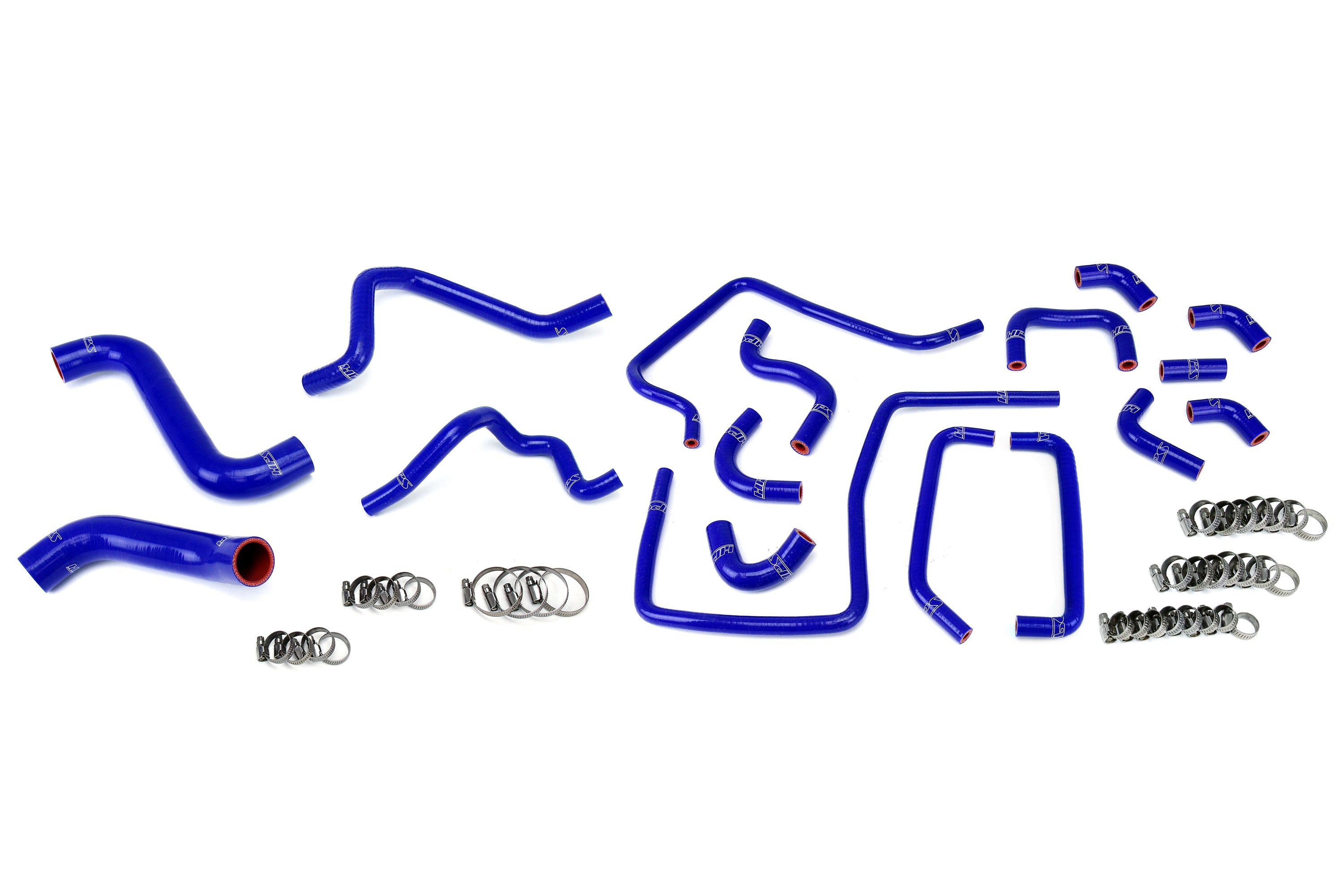 HPS Performance Hps Silicone Radiator, Heater, And Ancillary Coolant Hose Kit 57 1814 Blue Blue - 57-1814-BLUE