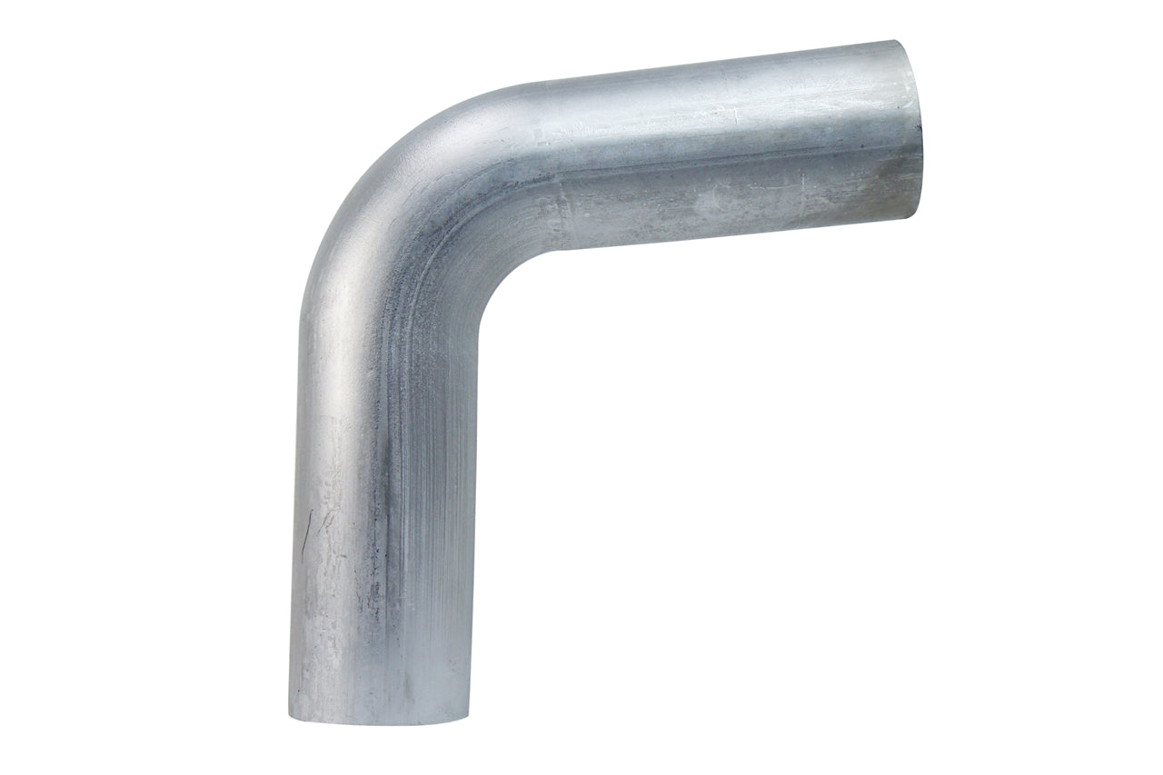 HPS Performance Hps Aluminum Elbow Tubing 80 Degree, 3 1/2" Od, 5 5/8" Clr, 6" Legs At80 350 Clr 56 Mill Finish - AT80-350-CLR-56