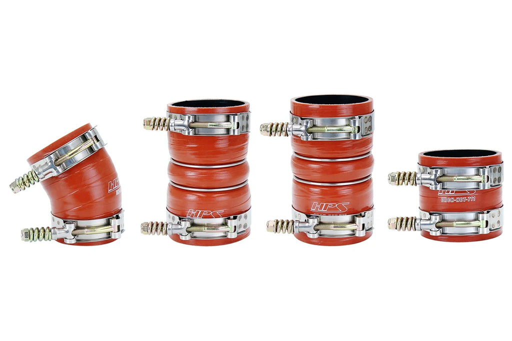 HPS Silicone Intercooler Hose Boots Kit Ford 2003-2004 F250 Superduty 6.0L PowerStroke Diesel