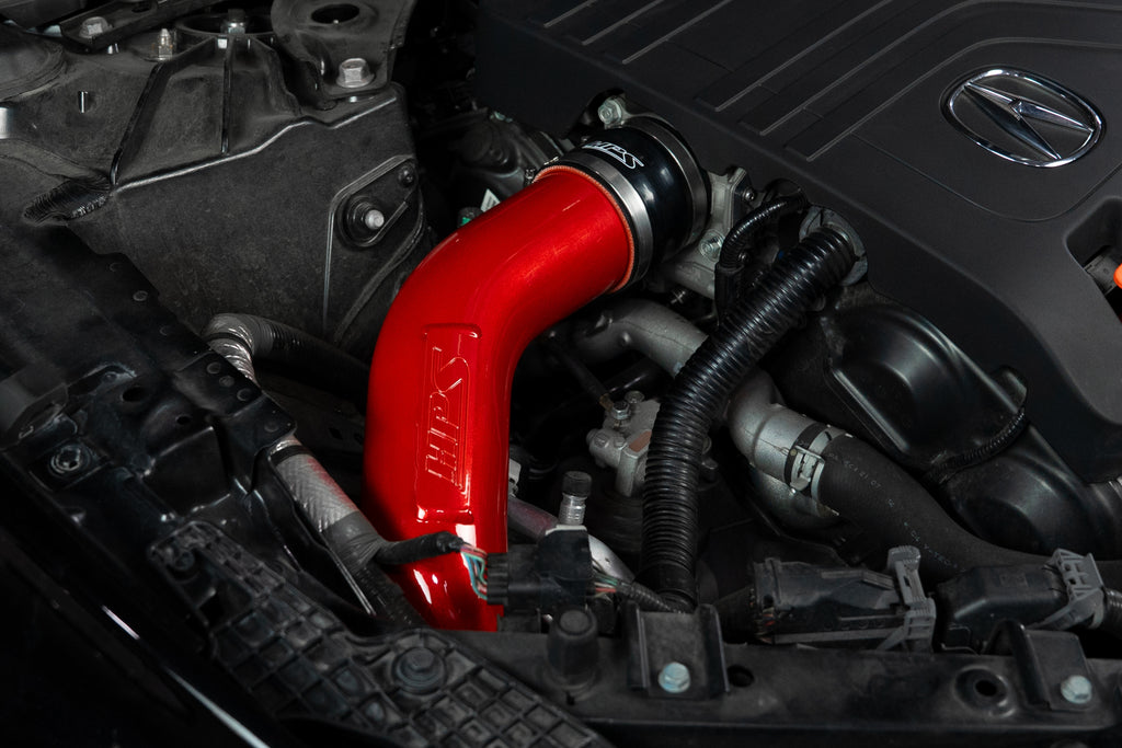 HPS Performance Hot and Cold Side Turbo Charge Pipe Kit 17-168R Red - 17-168R