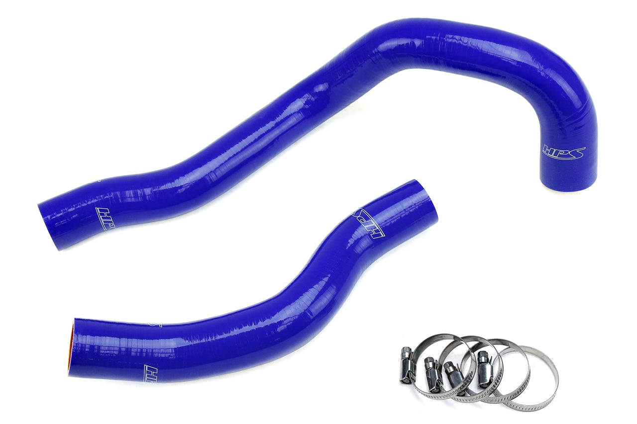 HPS Performance Hps Silicone Radiator Coolant Hose Kit 57 1225 Blue Blue - 57-1225-BLUE