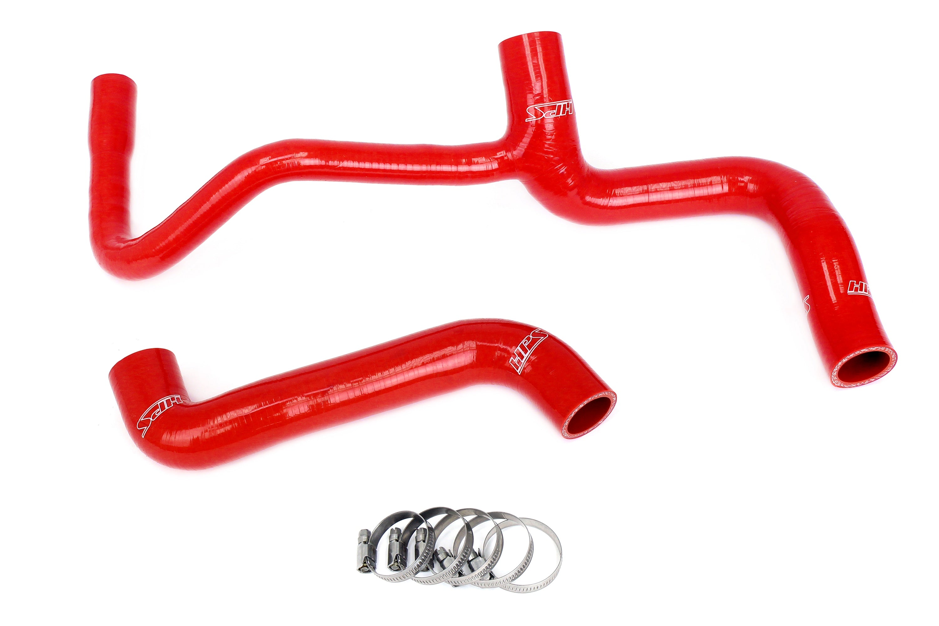 HPS Performance Hps Silicone Radiator Coolant Hose Kit 57 2037 Red Red - 57-2037-RED