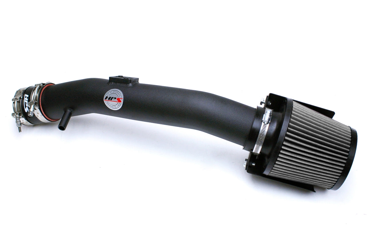 HPS Performance Air Intake Kit With Heat Shield 827-558WB Black - 827-558WB