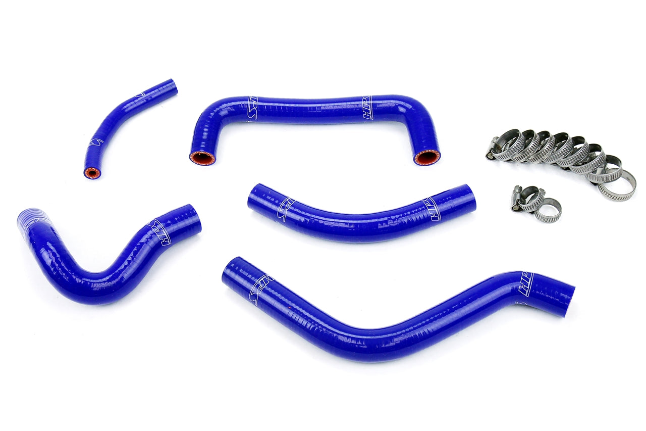 HPS Performance Hps Silicone Radiator Coolant Hose Kit 57 1258 Blue Blue - 57-1258-BLUE