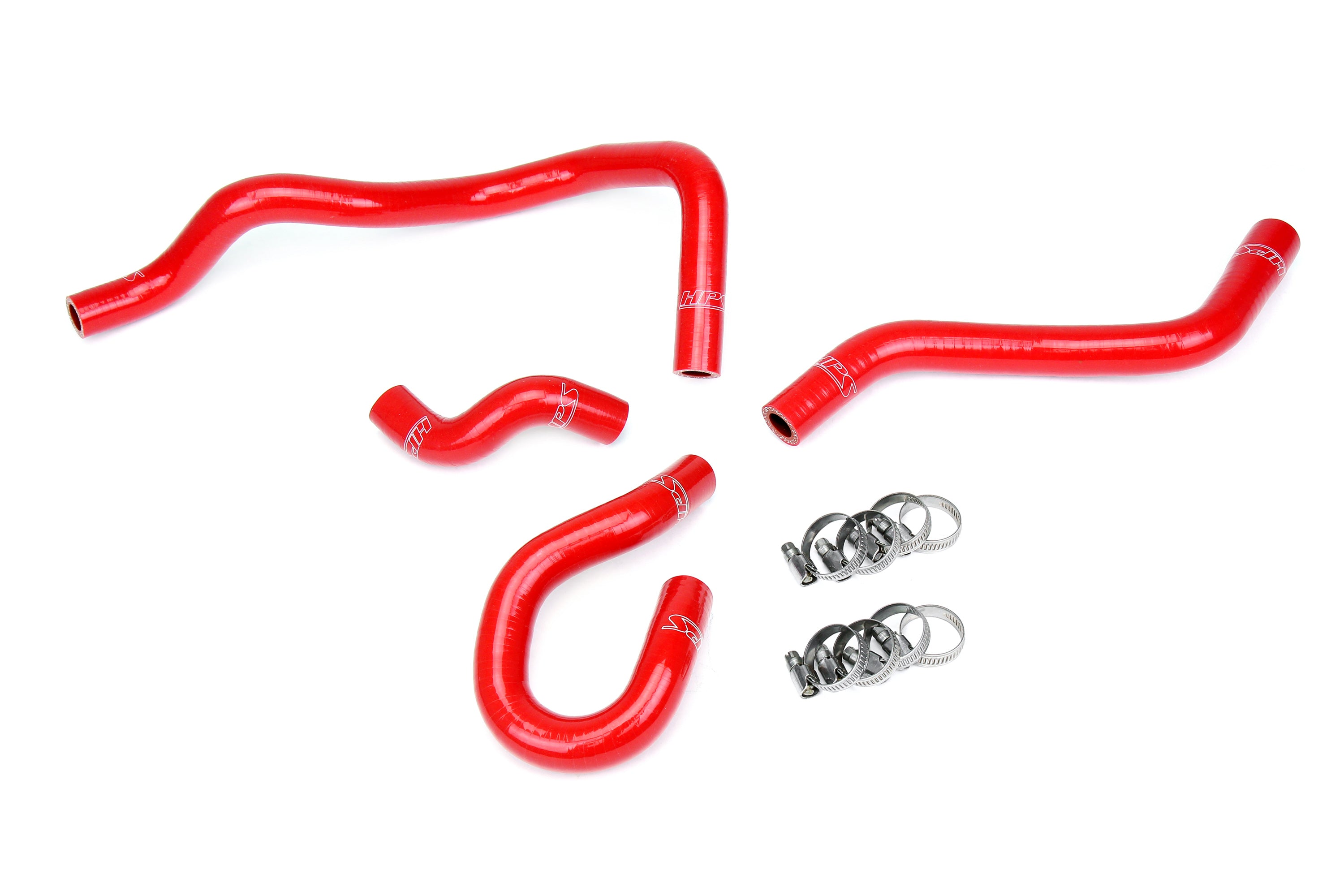 HPS Performance Hps Silicone Heater And Water Bypass Coolant Hose Kit 57 1774 Red Red - 57-1774-RED