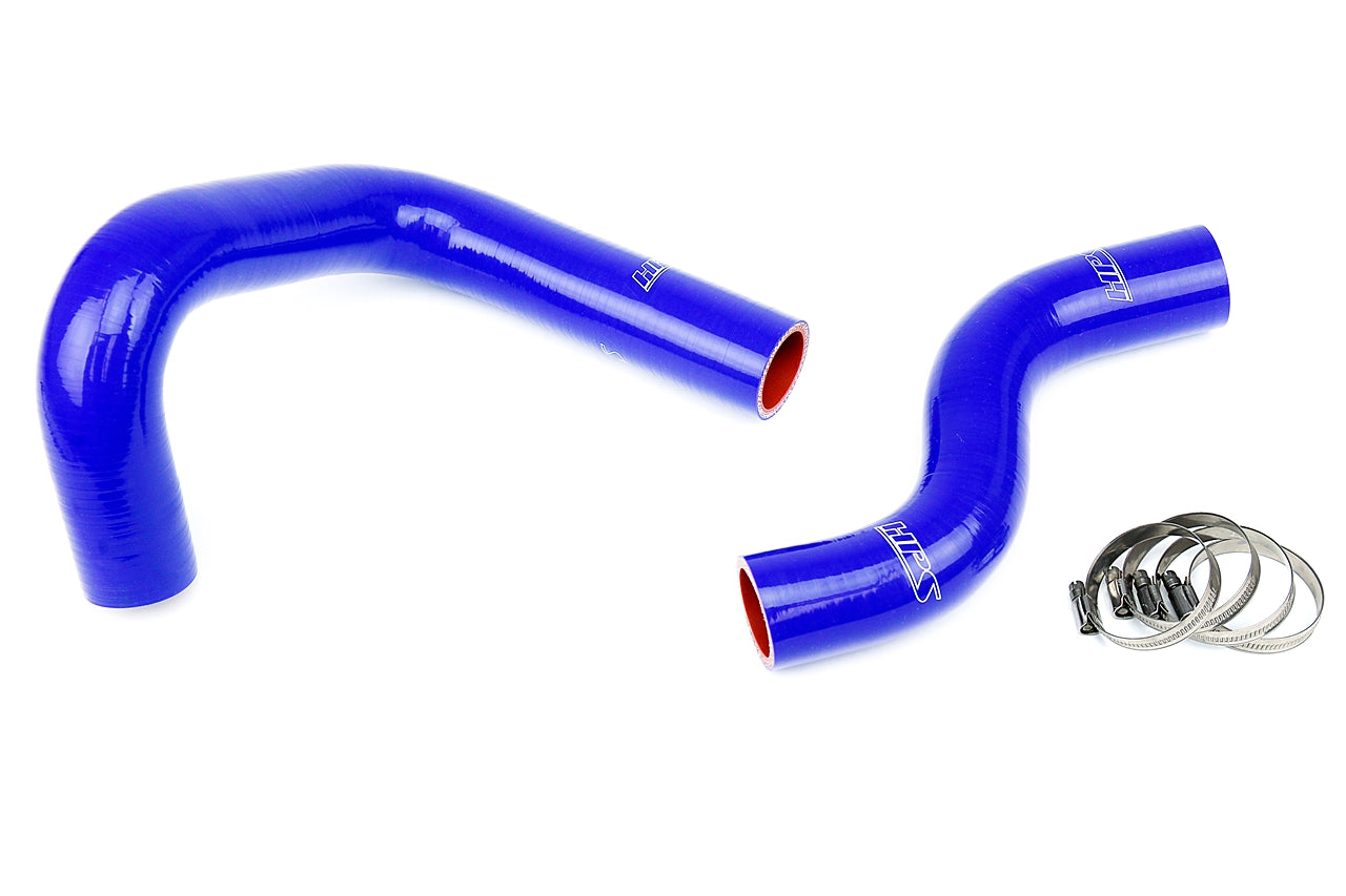 HPS Performance Hps Silicone Radiator Coolant Hose Kit 57 1450 Blue Blue - 57-1450-BLUE