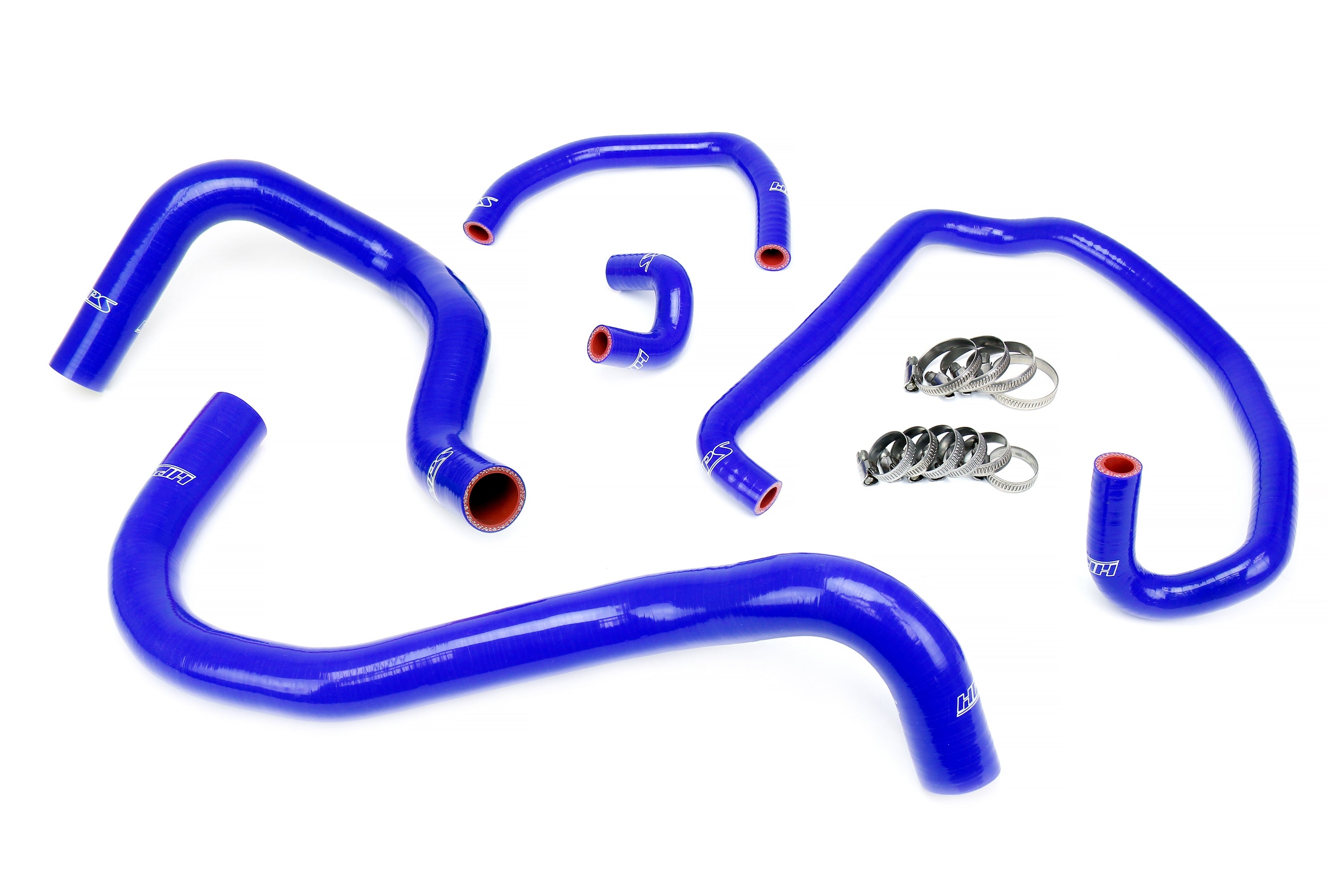 HPS Performance Hps Silicone Radiator And Heater Coolant Hose Kit 57 1921 Blue Blue - 57-1921-BLUE