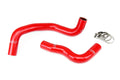 HPS Performance Hps Silicone Radiator Coolant Hose Kit 57 1833 Red Red - 57-1833-RED
