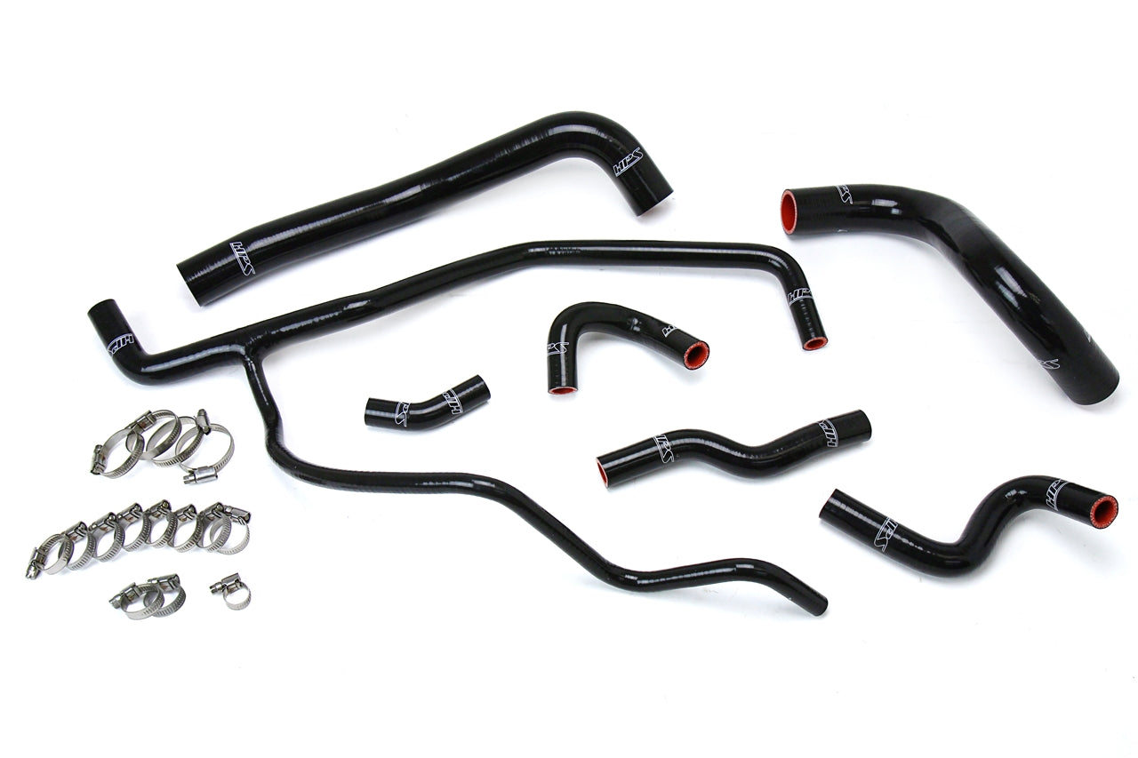 HPS Performance Hps Silicone Radiator And Heater Coolant Hose Kit 57 1583 Blk Black - 57-1583-BLK