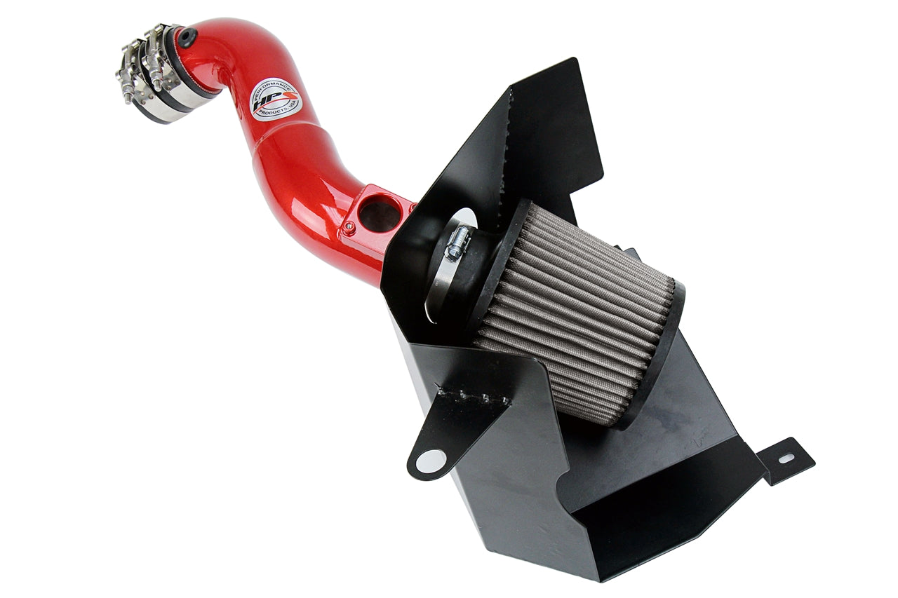 HPS Performance Air Intake Kit With Heat Shield 827-599R Red - 827-599R