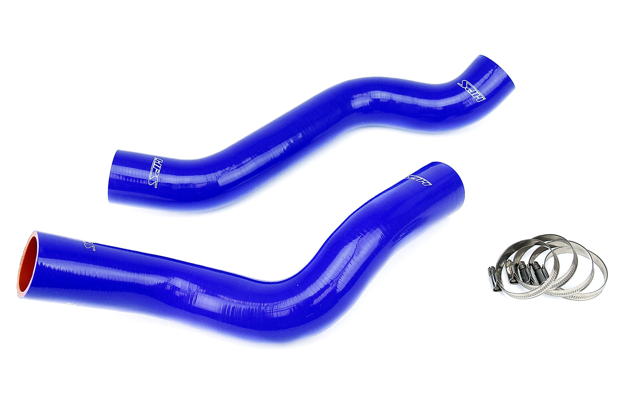 HPS Performance Hps Silicone Radiator Coolant Hose Kit 57 1318 Blue Blue - 57-1318-BLUE