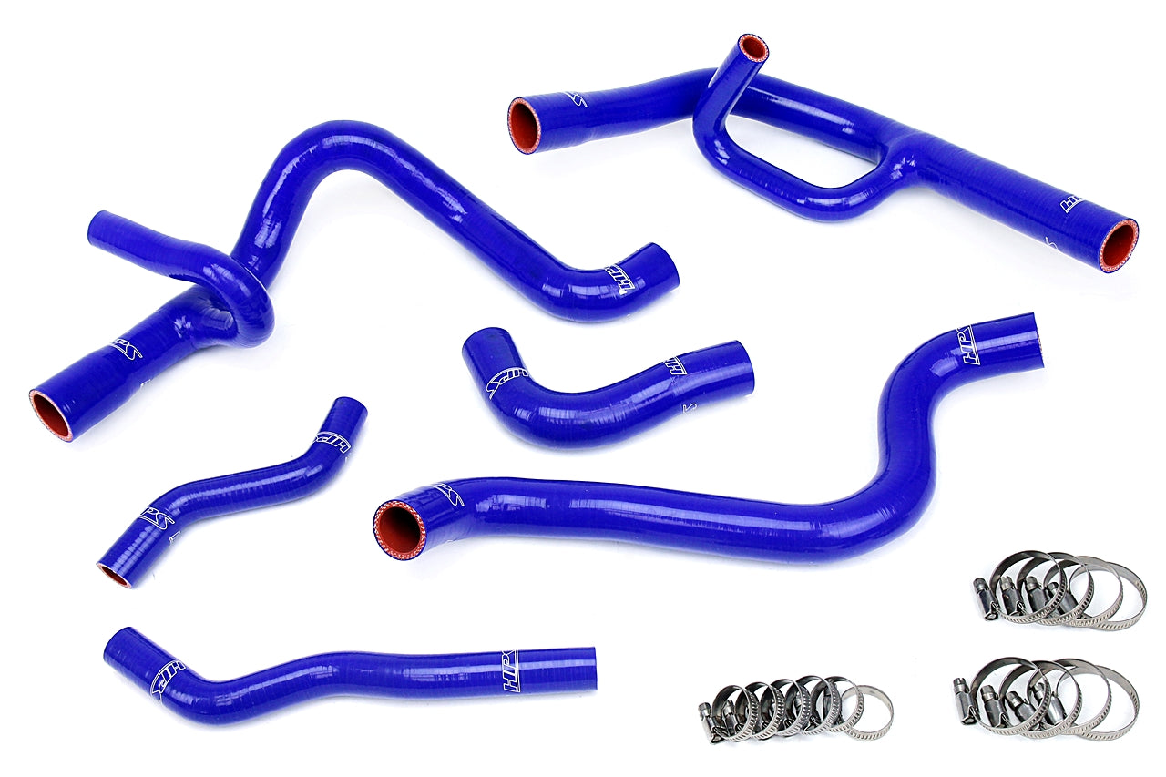HPS Performance Hps Silicone Radiator Coolant Hose Kit 57 1300 Blue Blue - 57-1300-BLUE