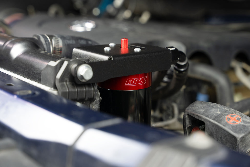 HPS Performance Oil Catch Can Kit 860-033 Red - 860-033
