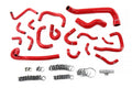 HPS Performance Hps Silicone Radiator, Heater, Ancillary Coolant, And Idle Air Control Valve Hose Kit 57 2136 Red Red - 57-2136-RED