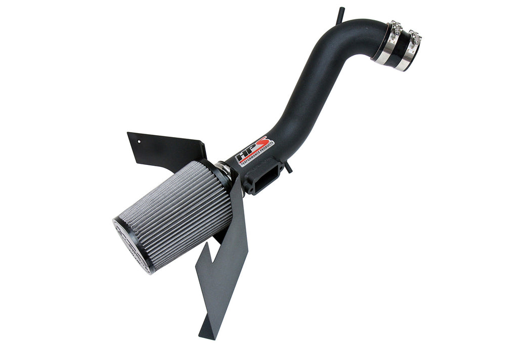 HPS Performance Air Intake Kit With Heat Shield 827-200WB Black - 827-200WB