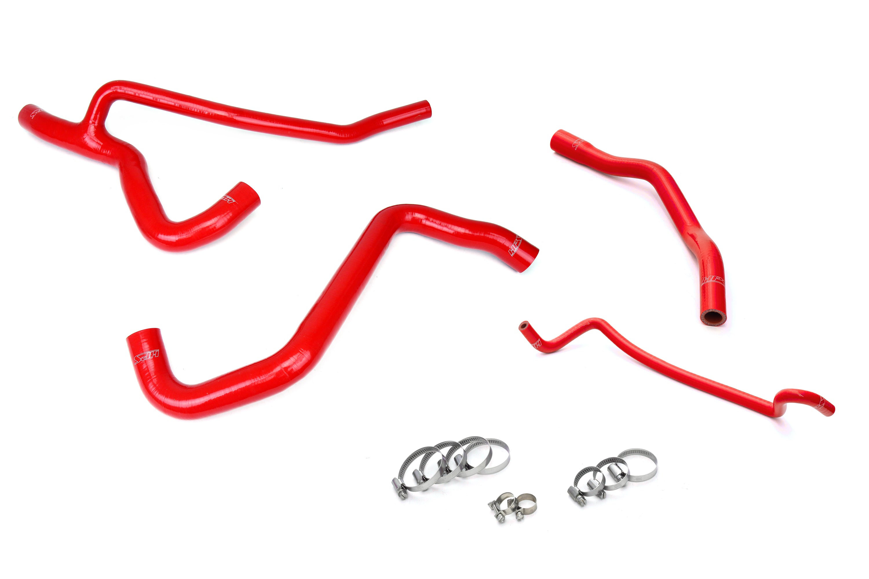 HPS Performance Hps Silicone Radiator Coolant Hose Kit 57 1014 Red Red - 57-1014-RED