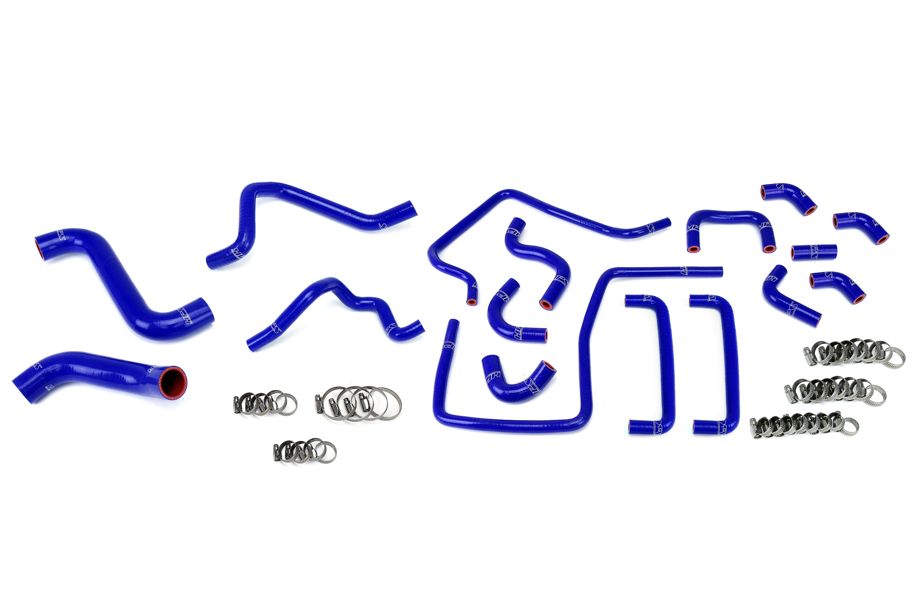 HPS Performance Hps Silicone Radiator, Heater, And Ancillary Coolant Hose Kit 57 1815 Blue Blue - 57-1815-BLUE