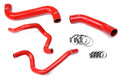 HPS Performance Hps Silicone Radiator And Heater Coolant Hose Kit 57 1732 Red Red - 57-1732-RED