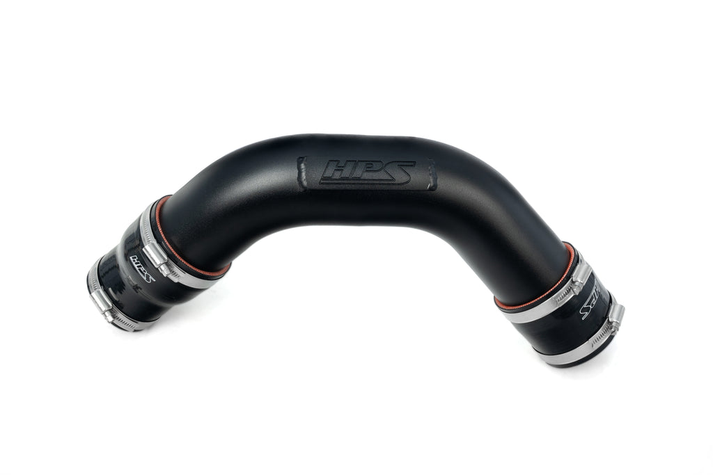 HPS Performance Hot and Cold Side Turbo Charge Pipe Kit 17-168WB Black - 17-168WB
