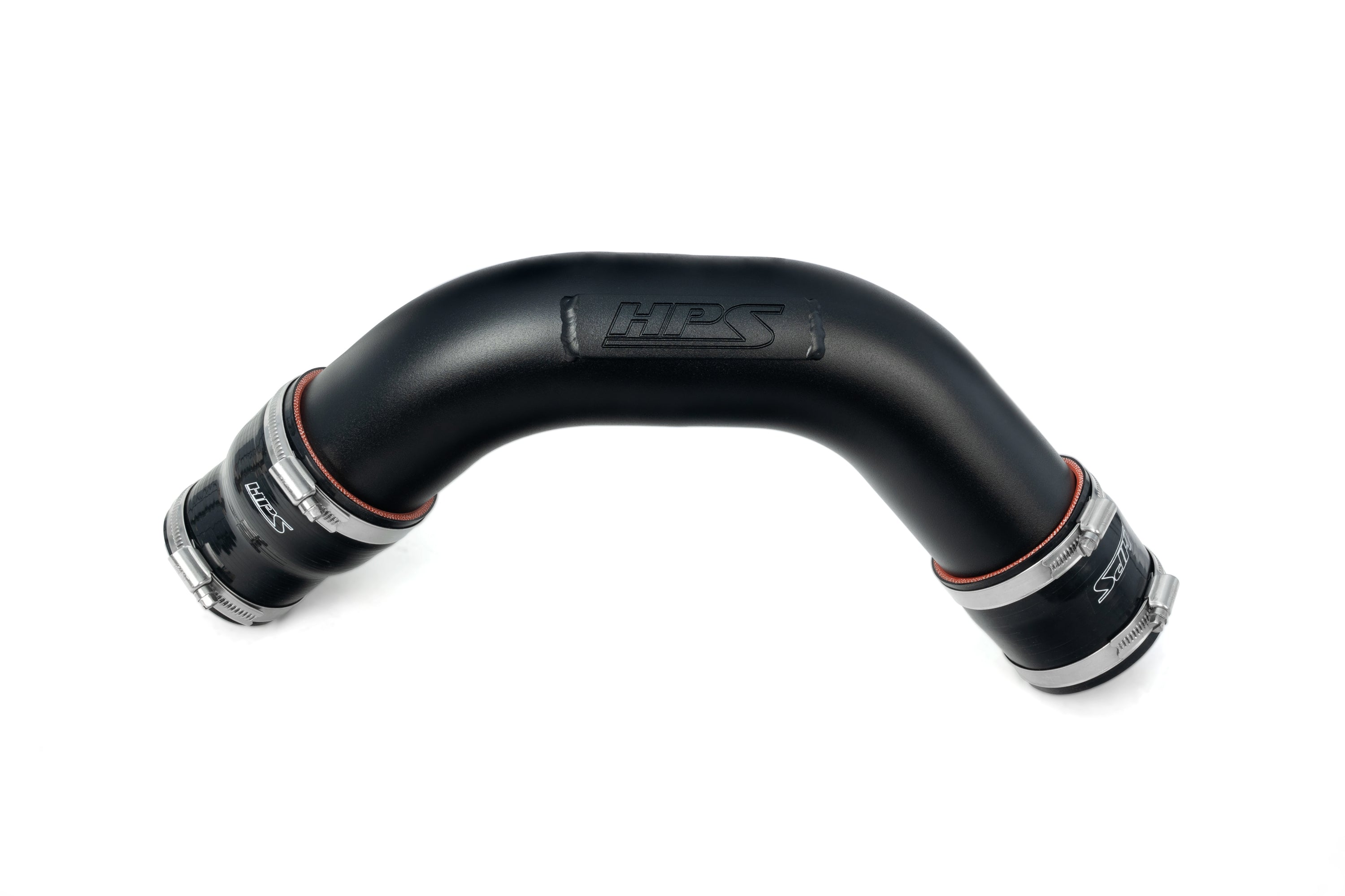 HPS Performance Hot and Cold Side Turbo Charge Pipe Kit 17-168WB Black - 17-168WB