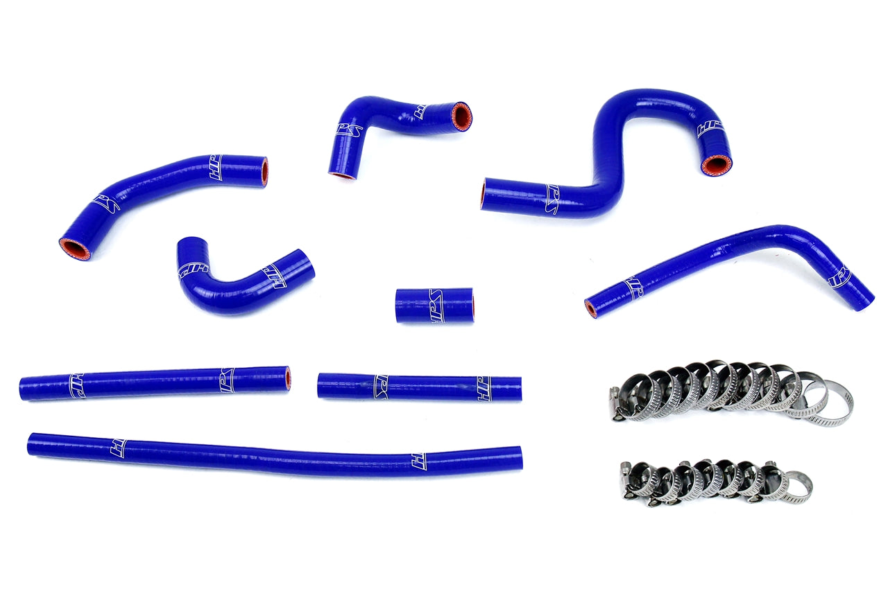 HPS Performance Hps Silicone Heater Coolant Hose Kit 57 1798 Blue Blue - 57-1798-BLUE