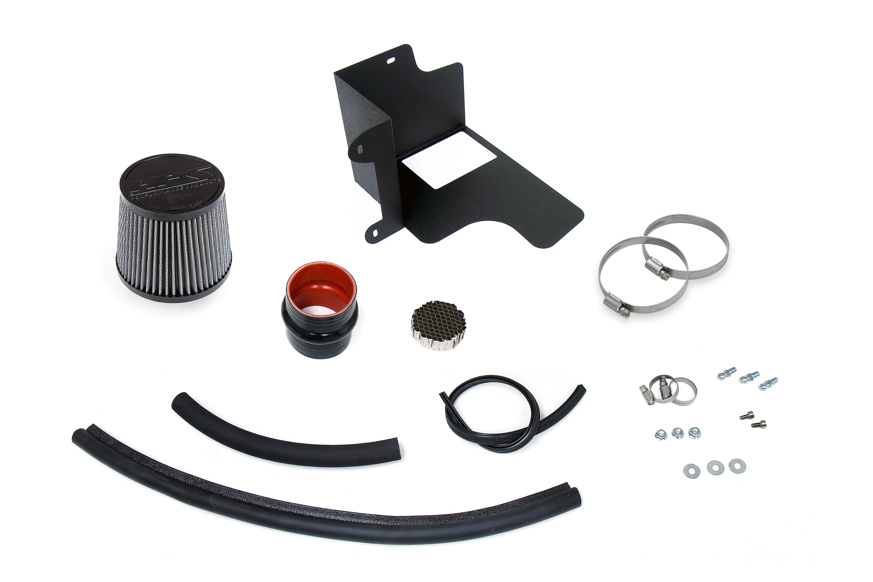 HPS Performance Air Intake Kit With Heat Shield 827-798BL Blue - 827-798BL