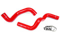 HPS Performance Hps Silicone Radiator Coolant Hose Kit 57 1210 Red Red - 57-1210-RED