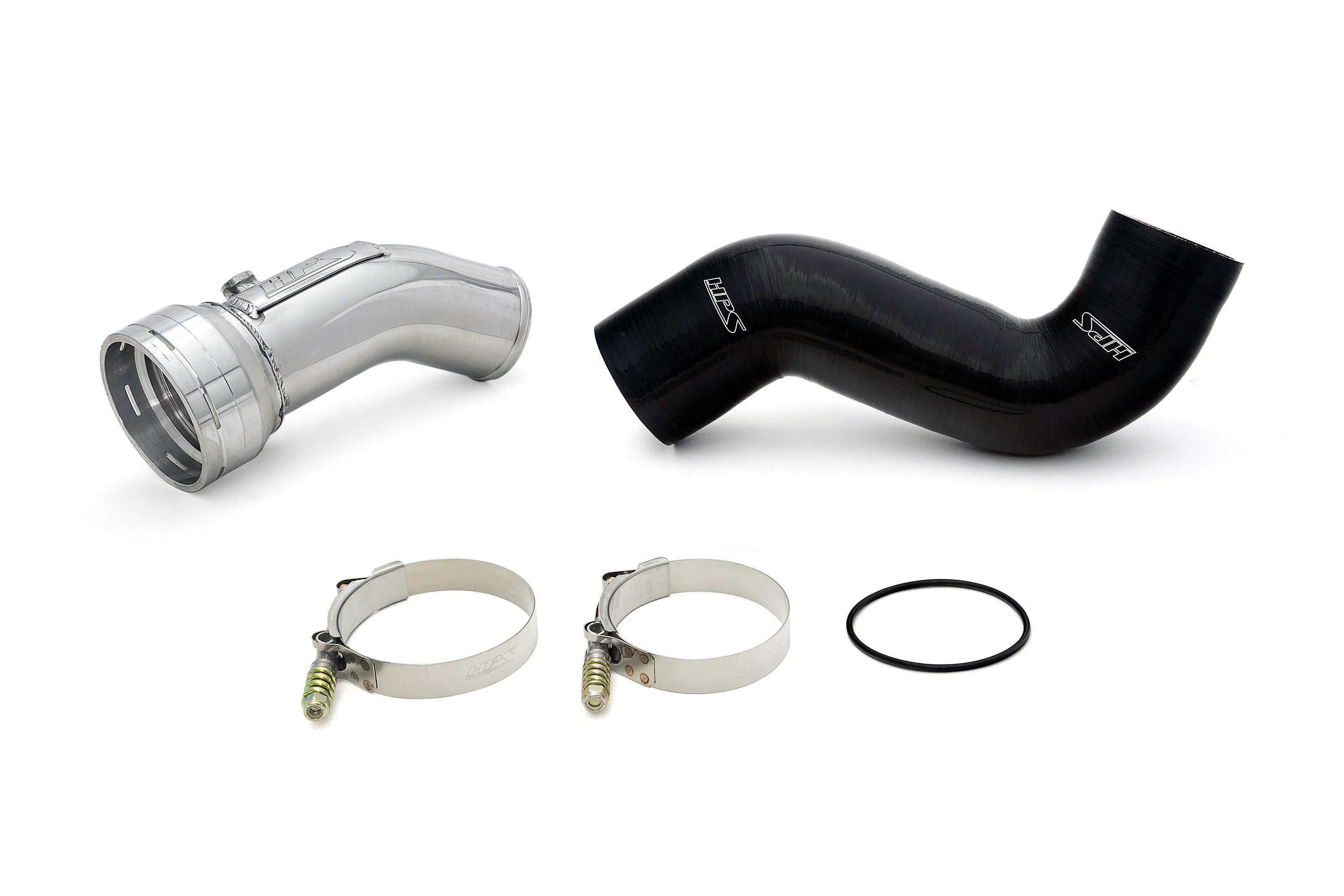 HPS Performance Cold Side Charge Pipe Kit 17-155P Polished - 17-155P
