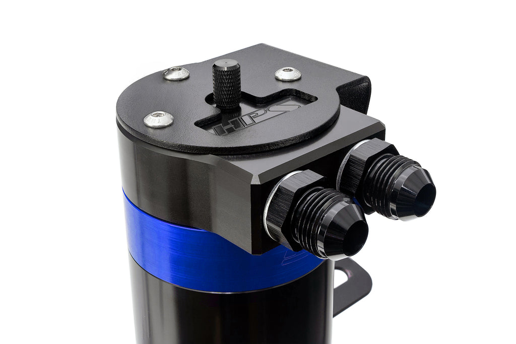 HPS Performance Oil Catch Can Kit 860-008BL, Blue - 860-008BL