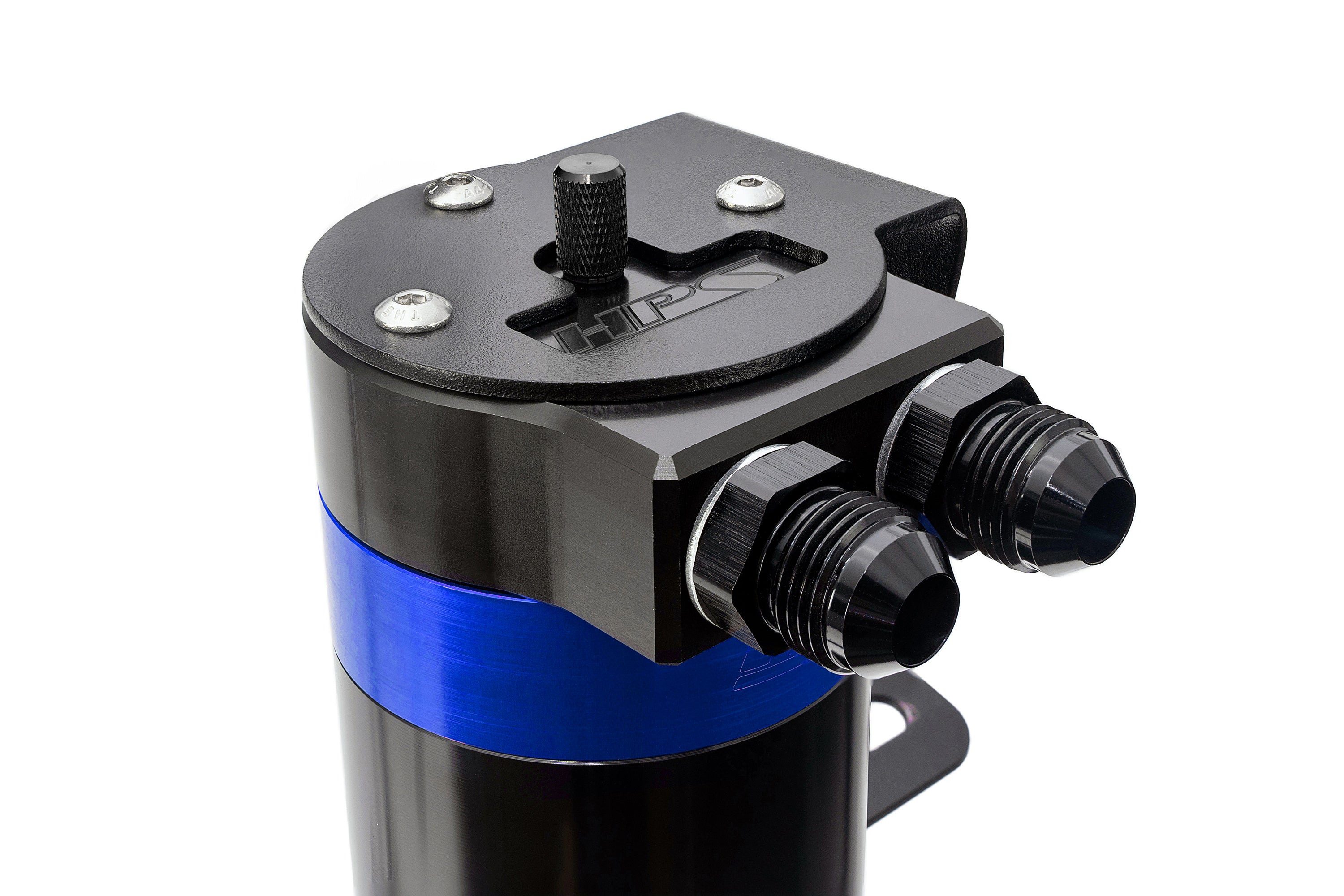 HPS Performance Oil Catch Can Kit 860-008BL, Blue - 860-008BL