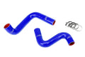 HPS Performance Hps Silicone Radiator Coolant Hose Kit 57 1955 Blue Blue - 57-1955-BLUE