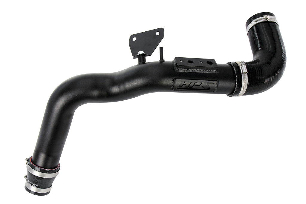 HPS Performance Upper Cold Side Charge Pipe Kit 17-121WB Black - 17-121WB